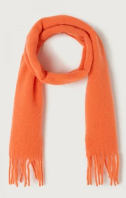 American Vintage Unisex'S Scarf Hizlaw Fluorescent Orange Fashion