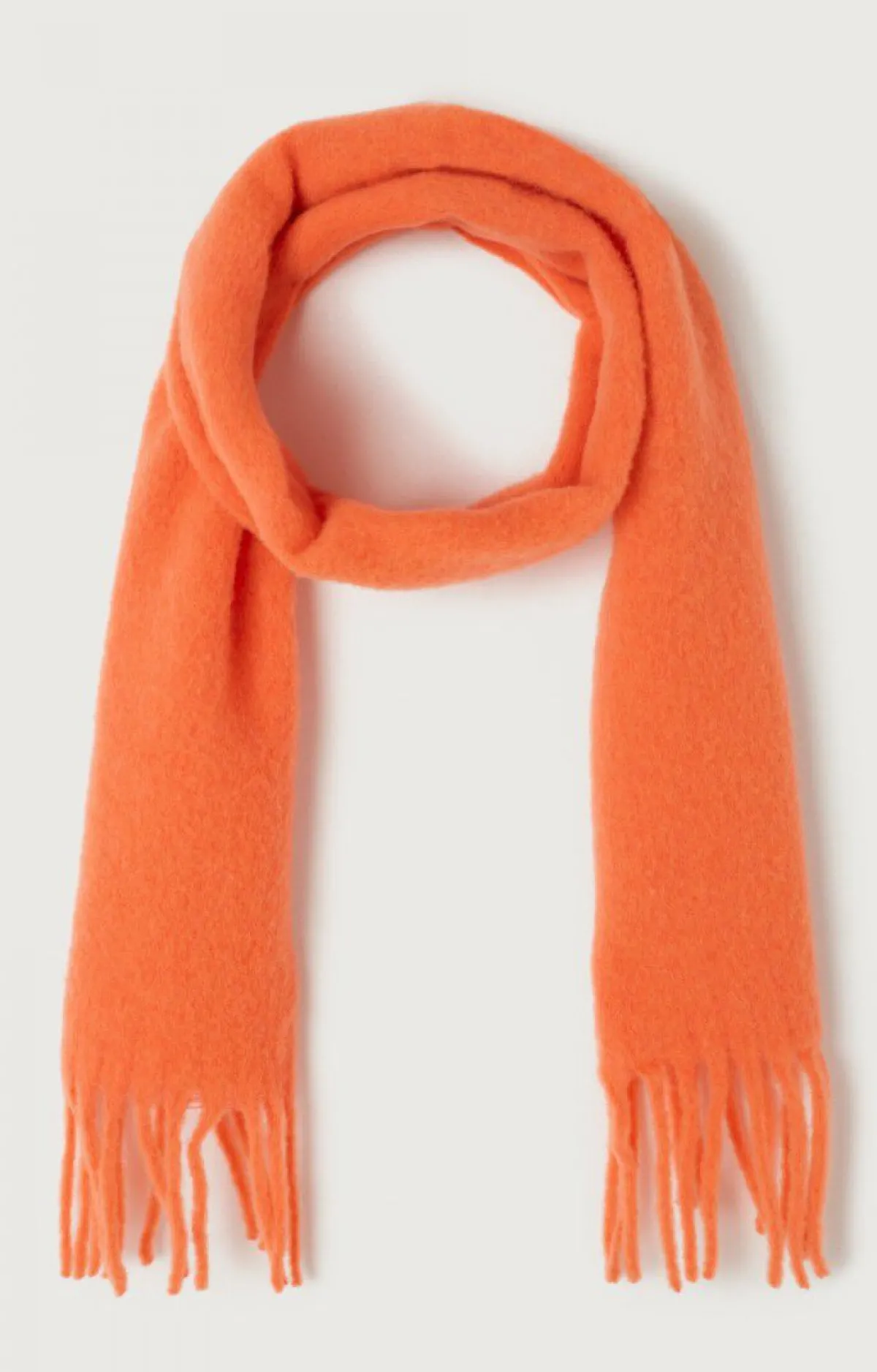 American Vintage Unisex'S Scarf Hizlaw Fluorescent Orange Fashion