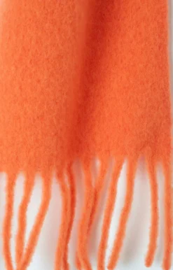 American Vintage Unisex'S Scarf Hizlaw Fluorescent Orange Fashion