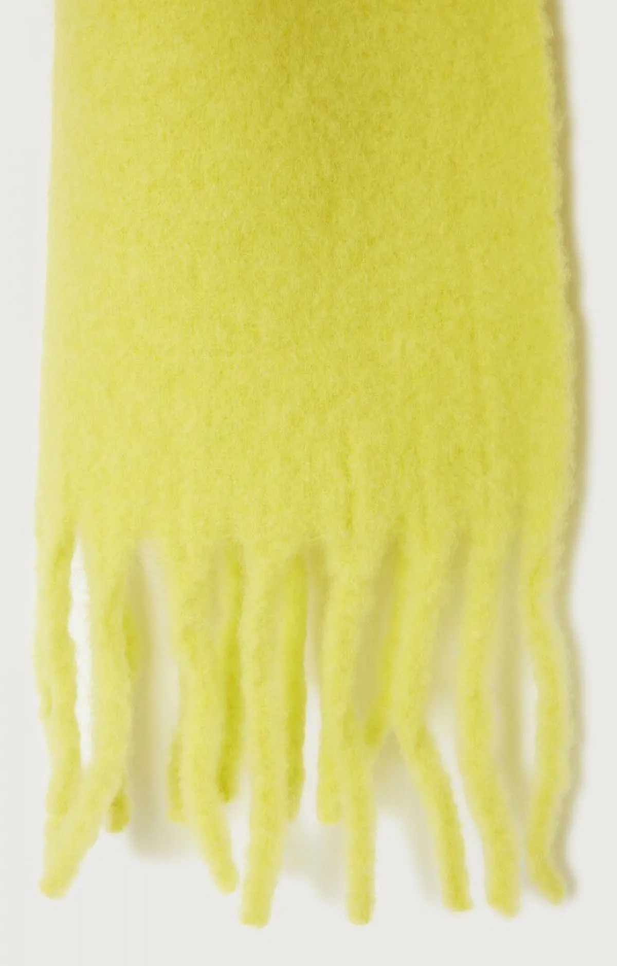 American Vintage Unisex'S Scarf Hizlaw Neon Yellow Store