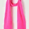 American Vintage Unisex'S Scarf Vitow Neon Pink Melange Hot
