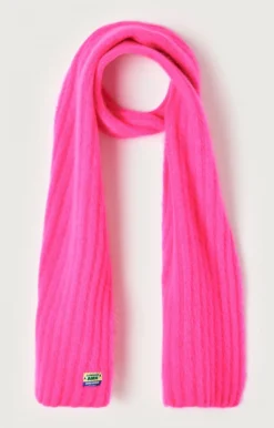 American Vintage Unisex'S Scarf Vitow Neon Pink Melange Hot