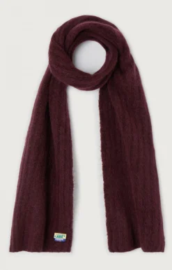 American Vintage Unisex'S Scarf Vitow Mahogany Melange Cheap