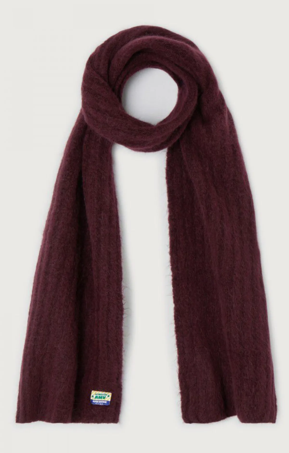 American Vintage Unisex'S Scarf Vitow Mahogany Melange Cheap
