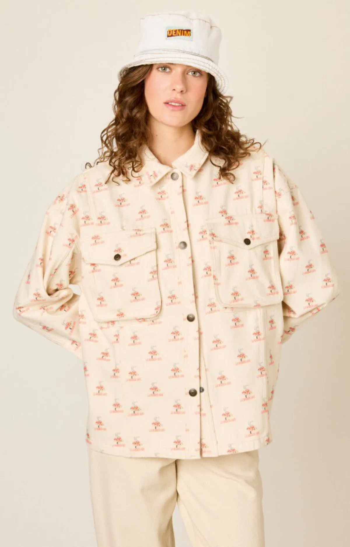 American Vintage Unisex'S Sunhat Joybird Super Bleached Online