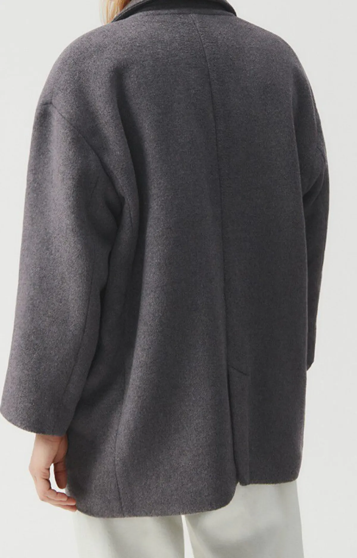 American Vintage Women'S Blazer Bydrock Charcoal Melange Shop