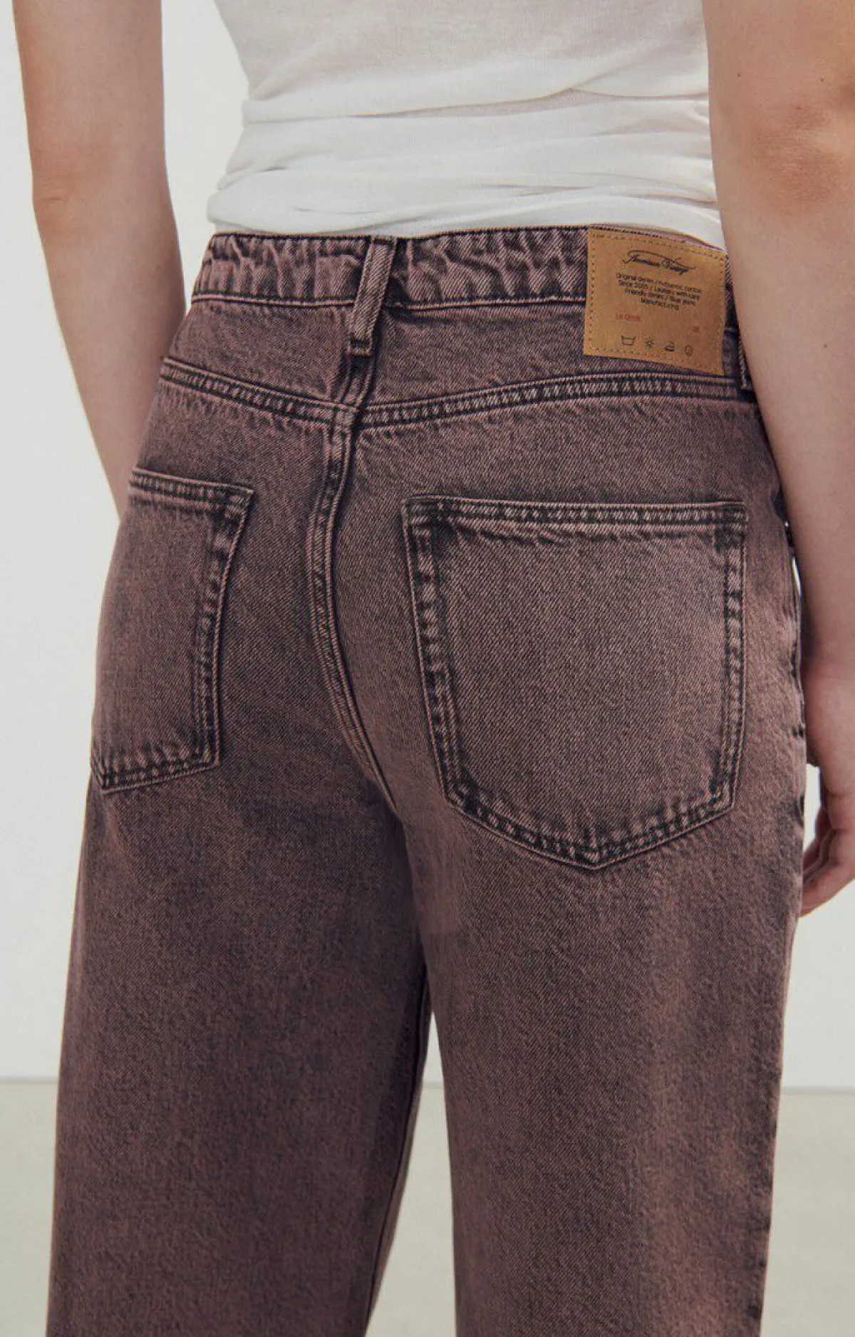 American Vintage Women'S Boyfriend Jeans Yopday Over Dye Pink Best Sale
