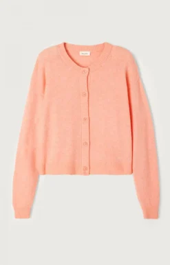 American Vintage Women'S Cardigan Damsville Melange Camelia Online