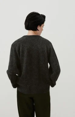 American Vintage Women'S Cardigan East Charcoal Melange Outlet