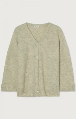 American Vintage Women'S Cardigan East Powder Snow Melange Sale