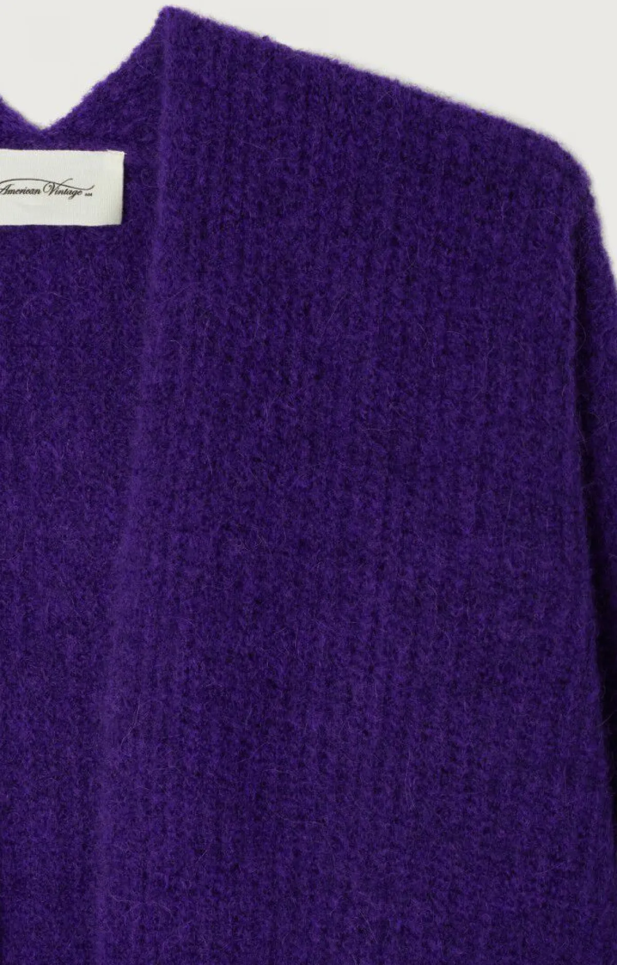 American Vintage Women'S Cardigan East Melange Blackberry Outlet