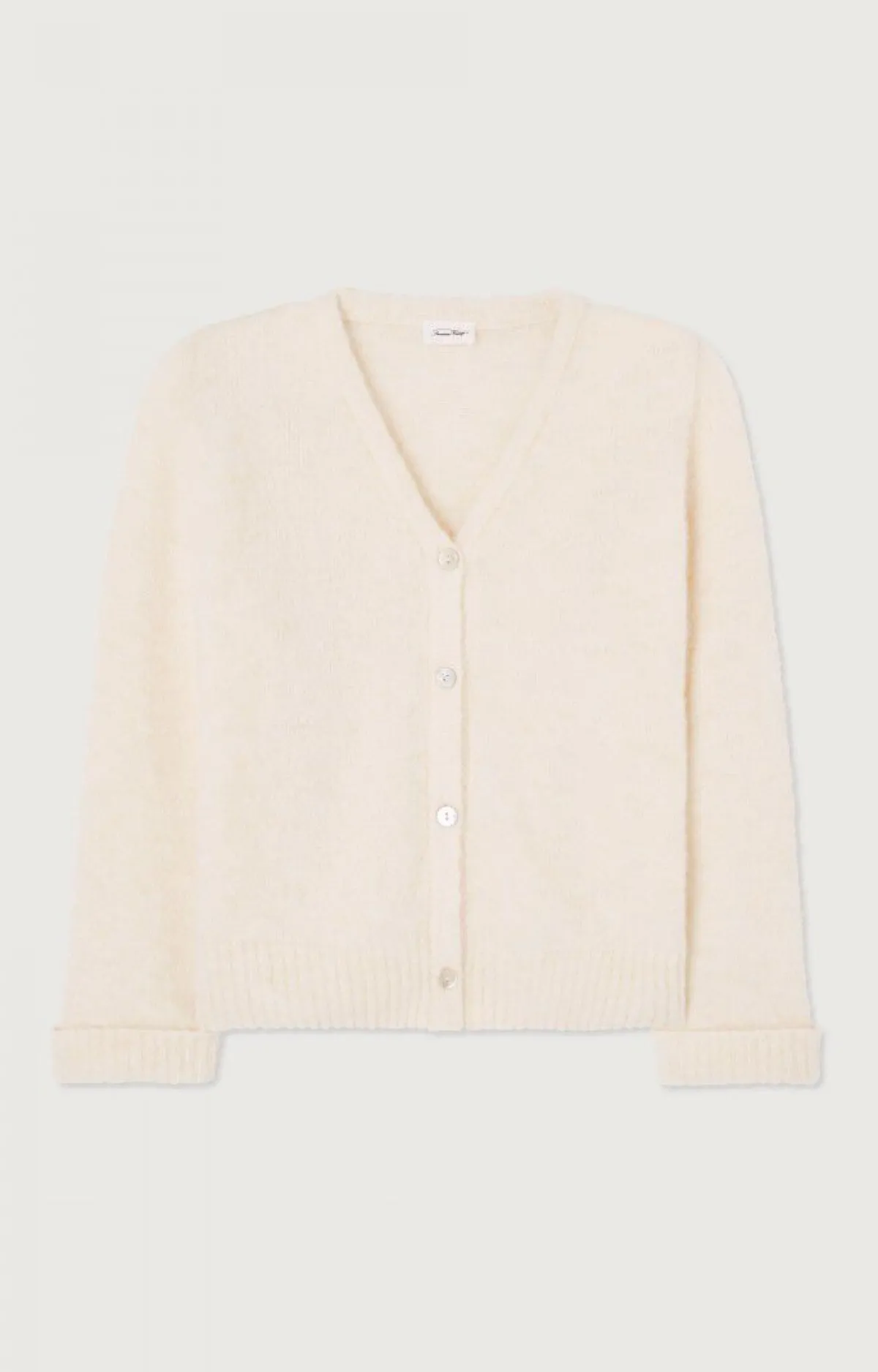 American Vintage Women'S Cardigan East Pearl Melange Outlet