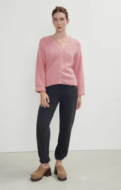 American Vintage Women'S Cardigan East Orchid Melange Shop