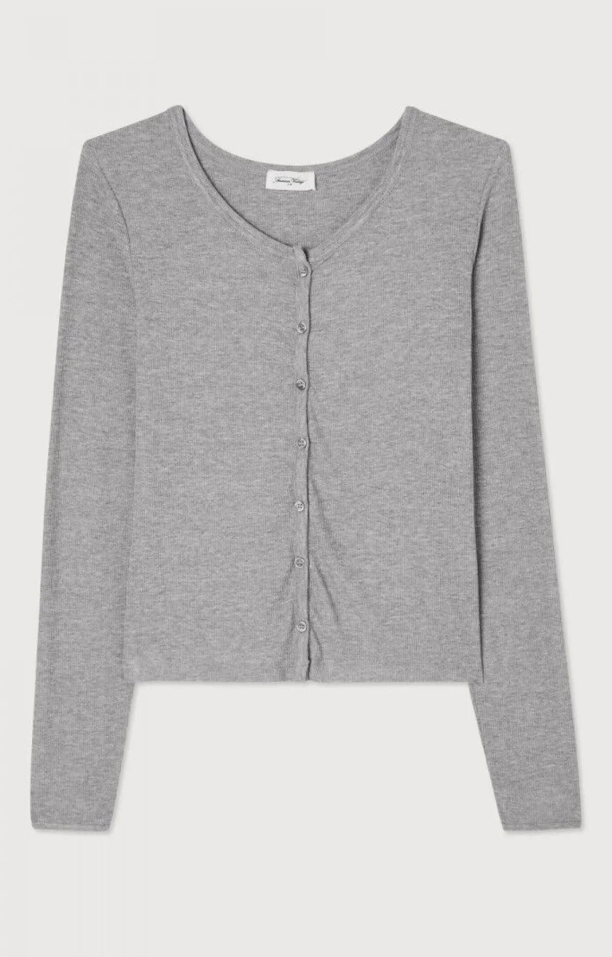 American Vintage Women'S Cardigan Odyl Heather Grey Shop