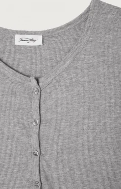 American Vintage Women'S Cardigan Odyl Heather Grey Shop