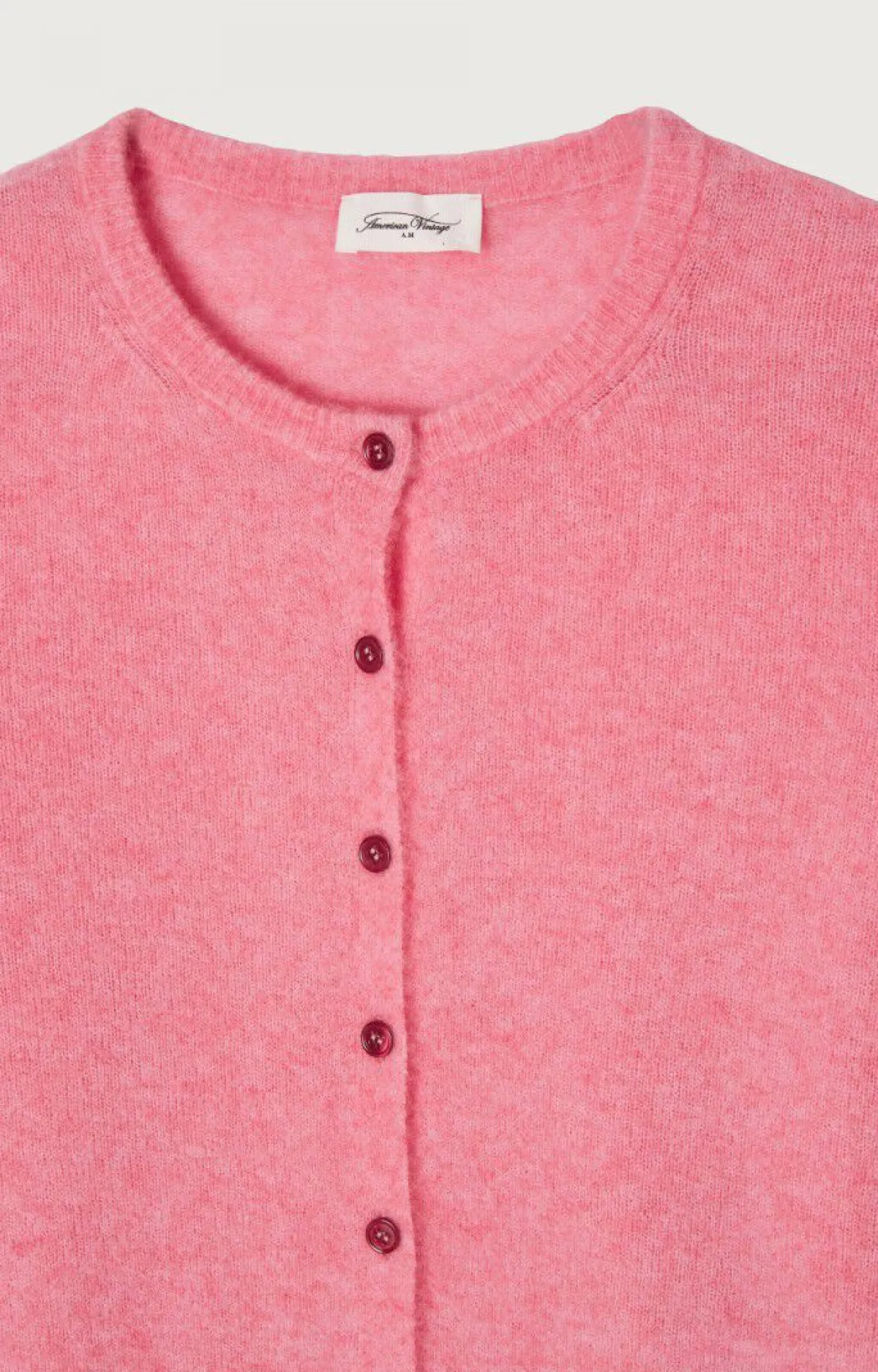 American Vintage Women'S Cardigan Razpark Candy Pink Melange Cheap