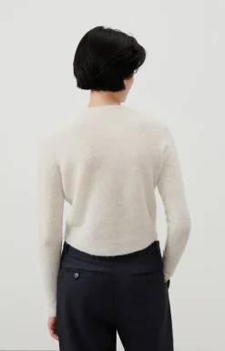 American Vintage Women'S Cardigan Razpark Ecru Multimelange Store
