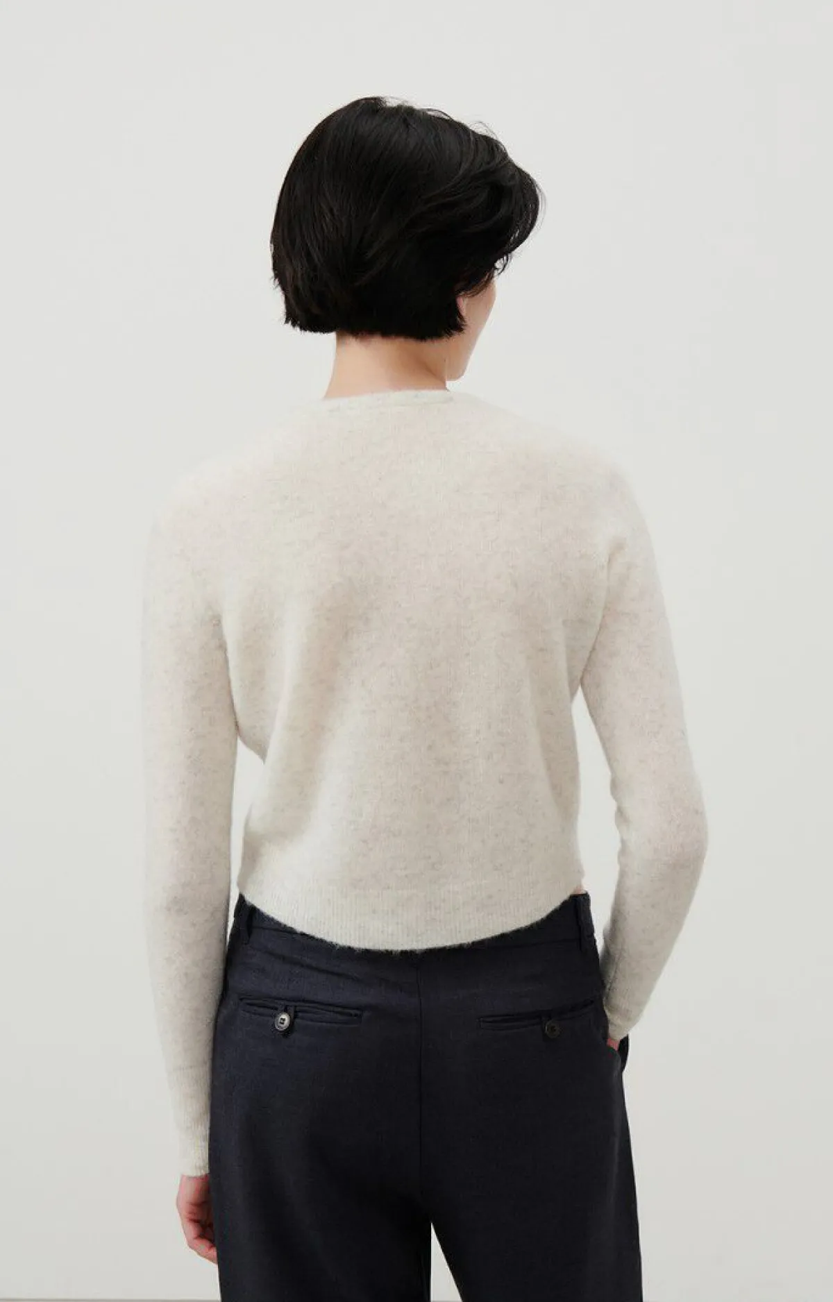 American Vintage Women'S Cardigan Razpark Ecru Multimelange Store