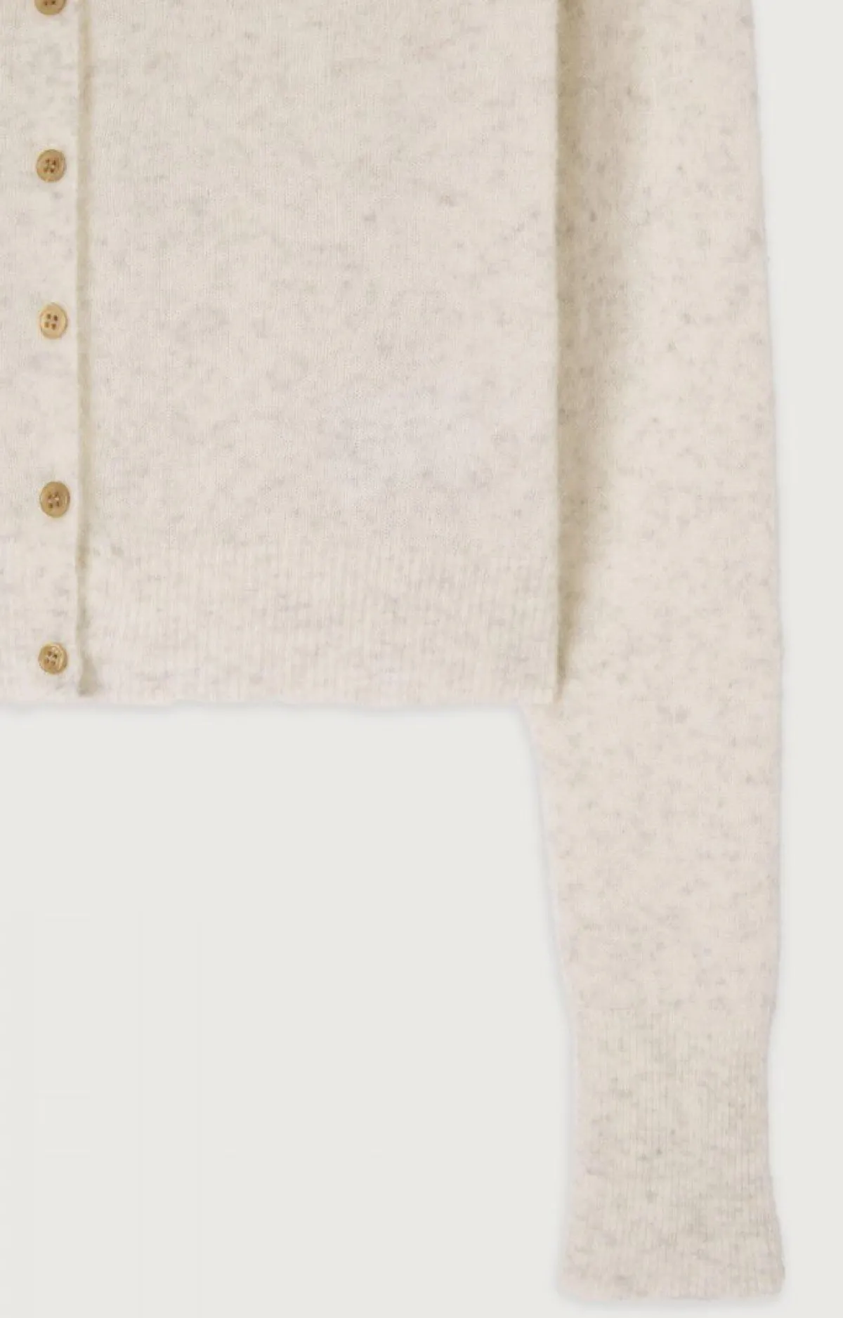 American Vintage Women'S Cardigan Razpark Ecru Multimelange Store