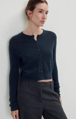American Vintage Women'S Cardigan Razpark Abysse Melange Flash Sale