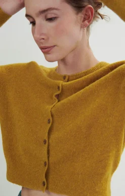 American Vintage Women'S Cardigan Razpark Saffron Melange Online