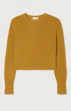 American Vintage Women'S Cardigan Razpark Saffron Melange Online