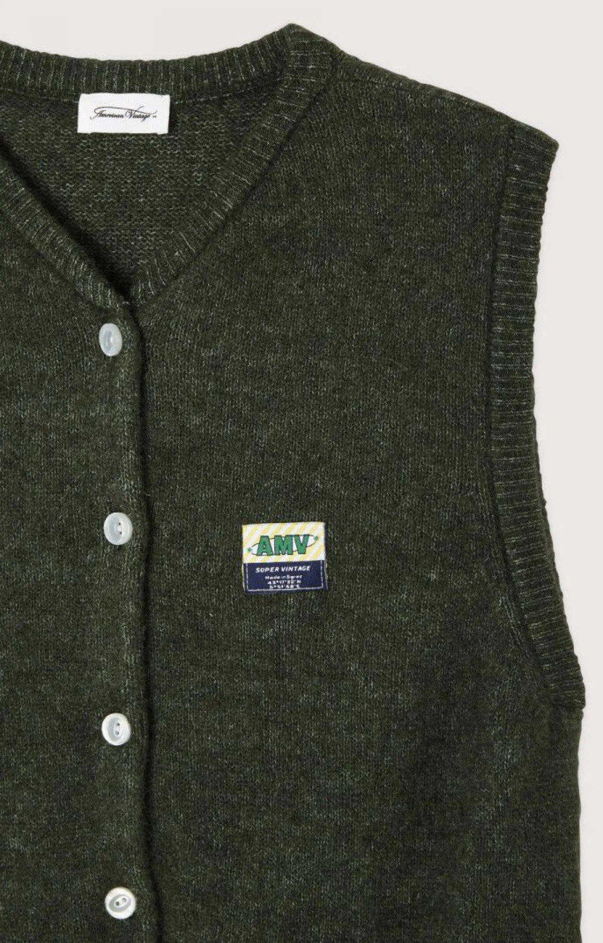 American Vintage Women'S Cardigan Vitow Lentil Melange Best