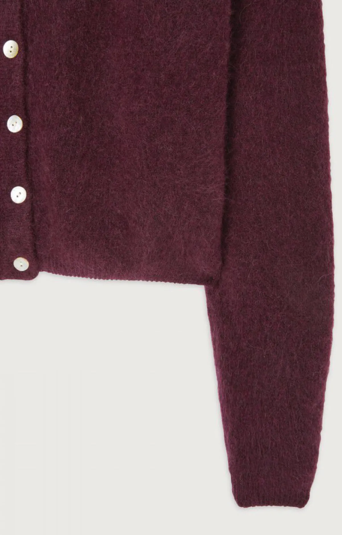 American Vintage Women'S Cardigan Vitow Mahogany Melange Discount