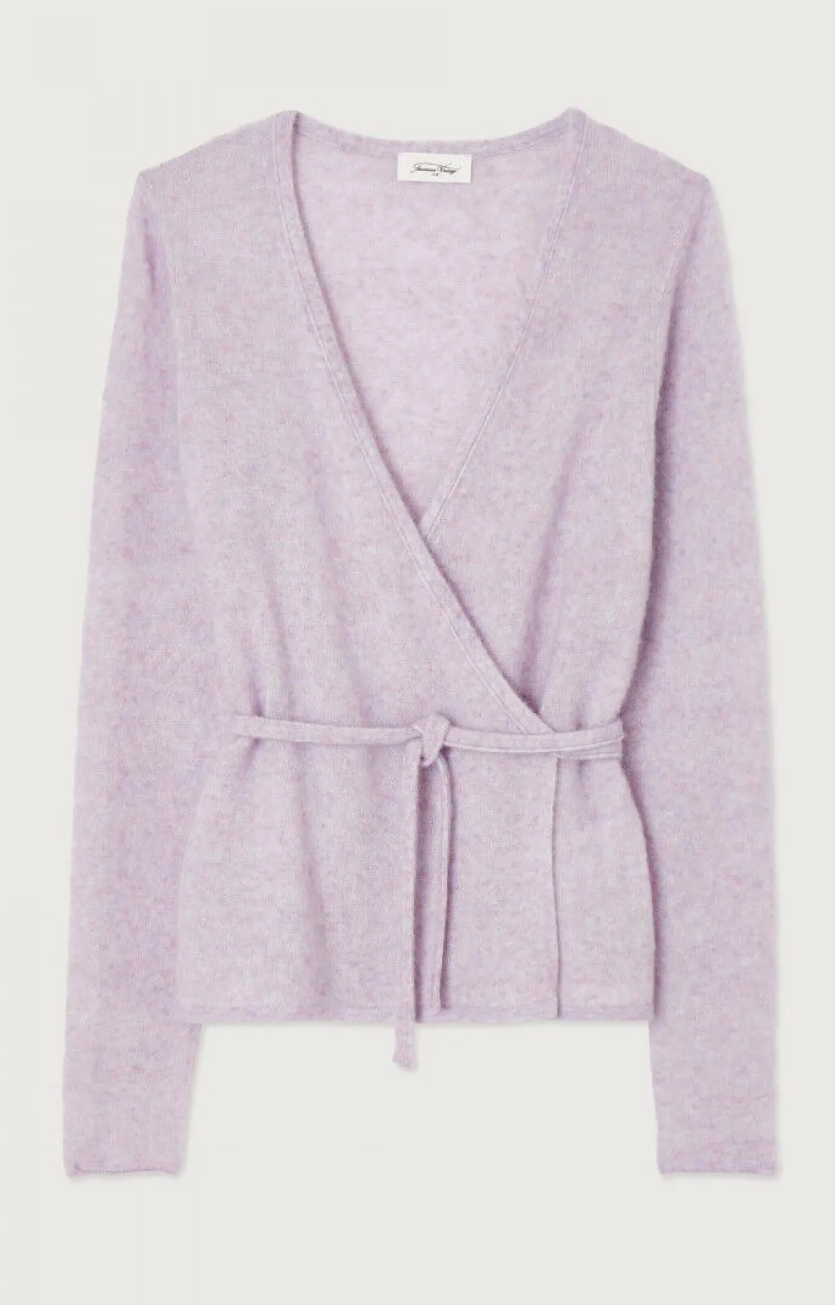 American Vintage Women'S Cardigan Xinow Melange Glycine Best