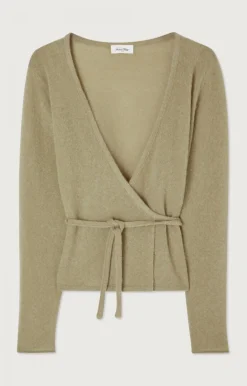 American Vintage Women'S Cardigan Xinow Sandstone Best Sale