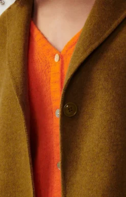 American Vintage Women'S Coat Dadoulove Camel Melange Store