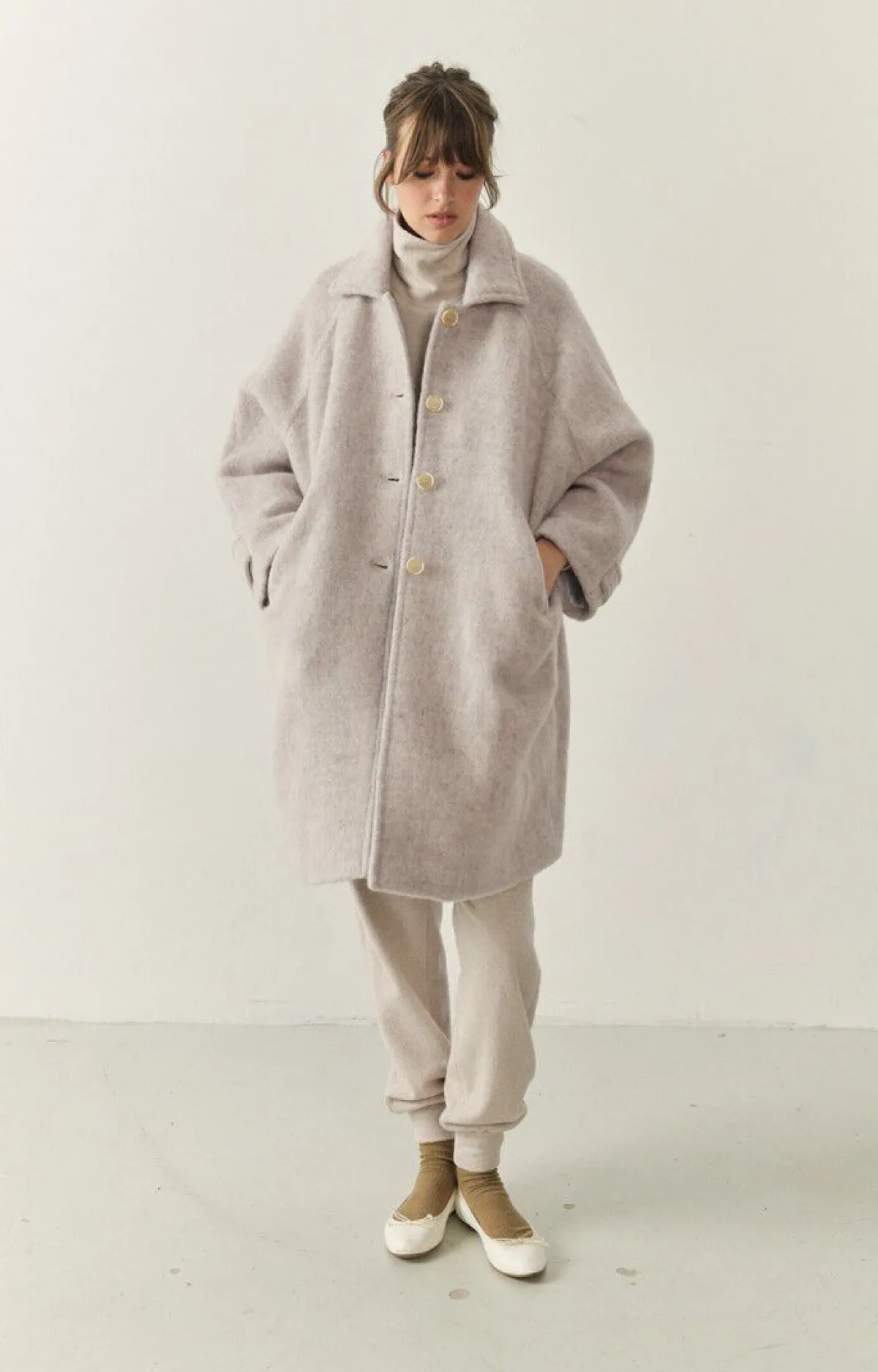 American Vintage Women'S Coat Roly Heather Grey Online