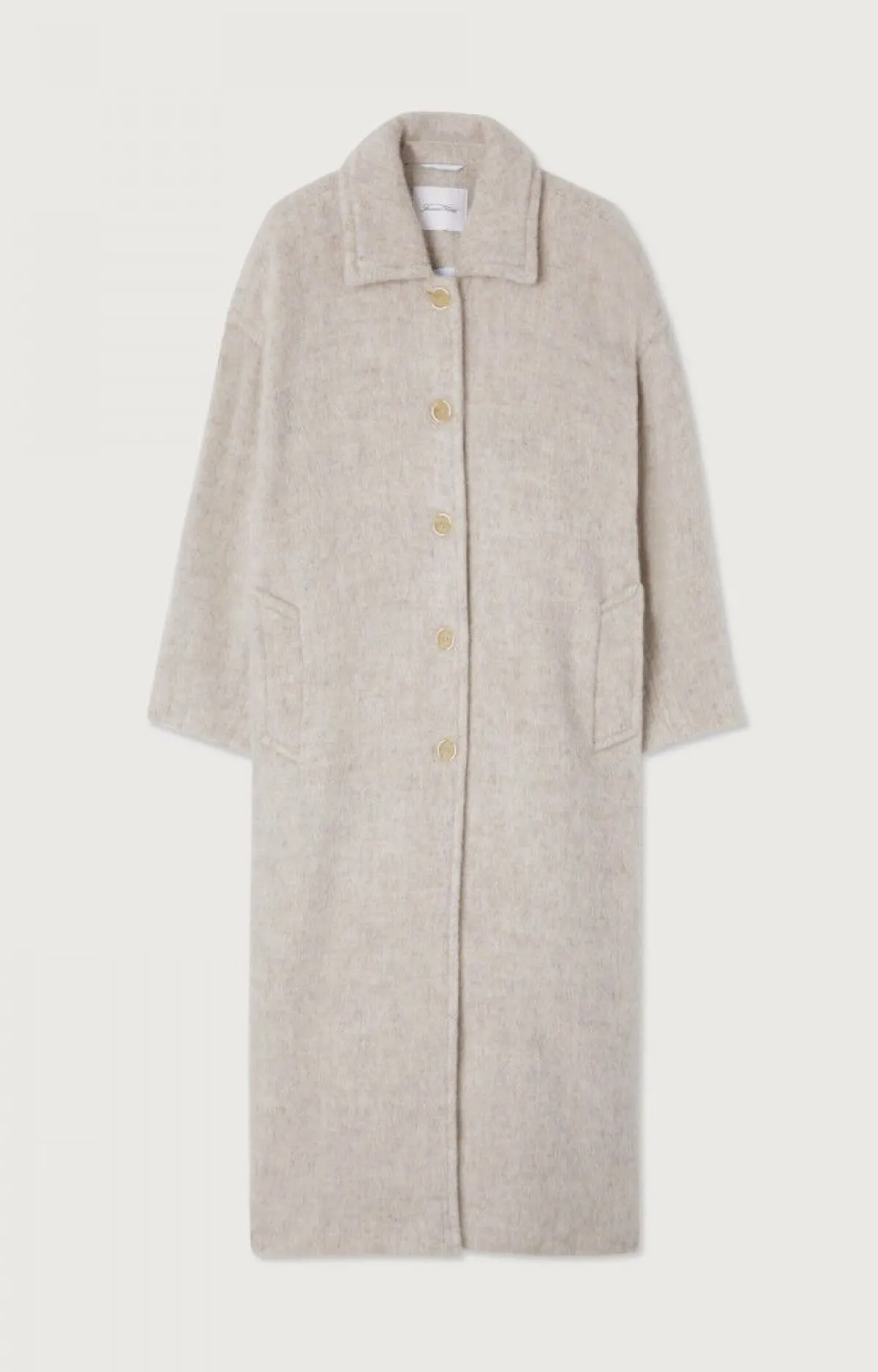 American Vintage Women'S Coat Roly Heather Grey Hot
