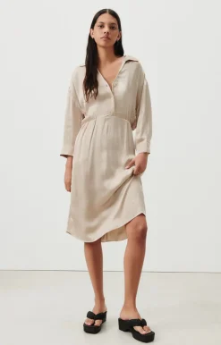 American Vintage Women'S Dress Shaning Ecru Hot