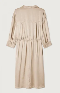 American Vintage Women'S Dress Shaning Ecru Hot