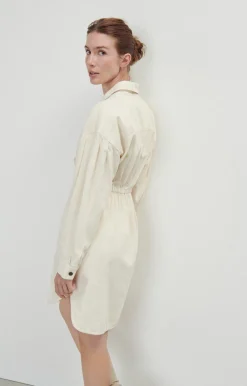 American Vintage Women'S Dress Tirabay Ecru Fashion