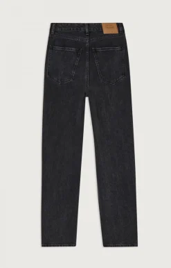 American Vintage Women'S Droit Long Jeans Yopday Black Salt And Pepper Hot