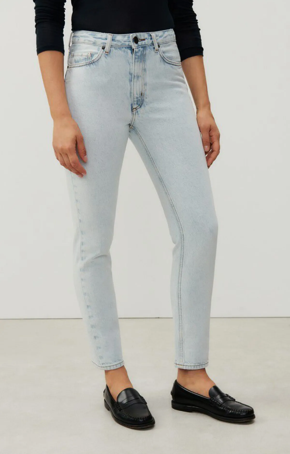 American Vintage Women'S Fitted Jeans Joybird Winter Bleached Online
