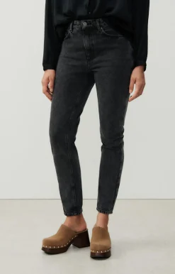 American Vintage Women'S Fitted Jeans Yopday Black Store