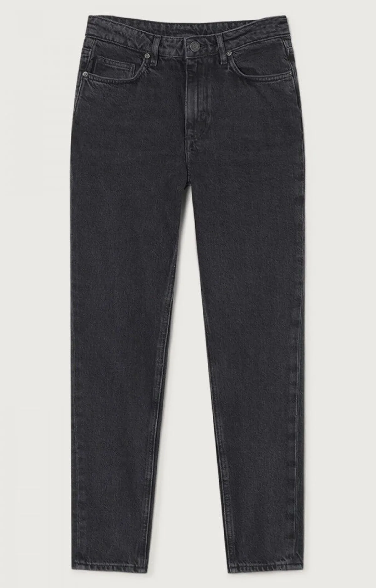 American Vintage Women'S Fitted Jeans Yopday Black Salt And Pepper Clearance