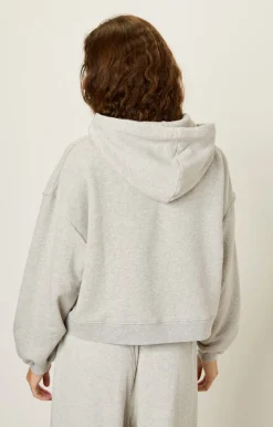 American Vintage Women'S Hoodie Ganow Light Grey Melange Best
