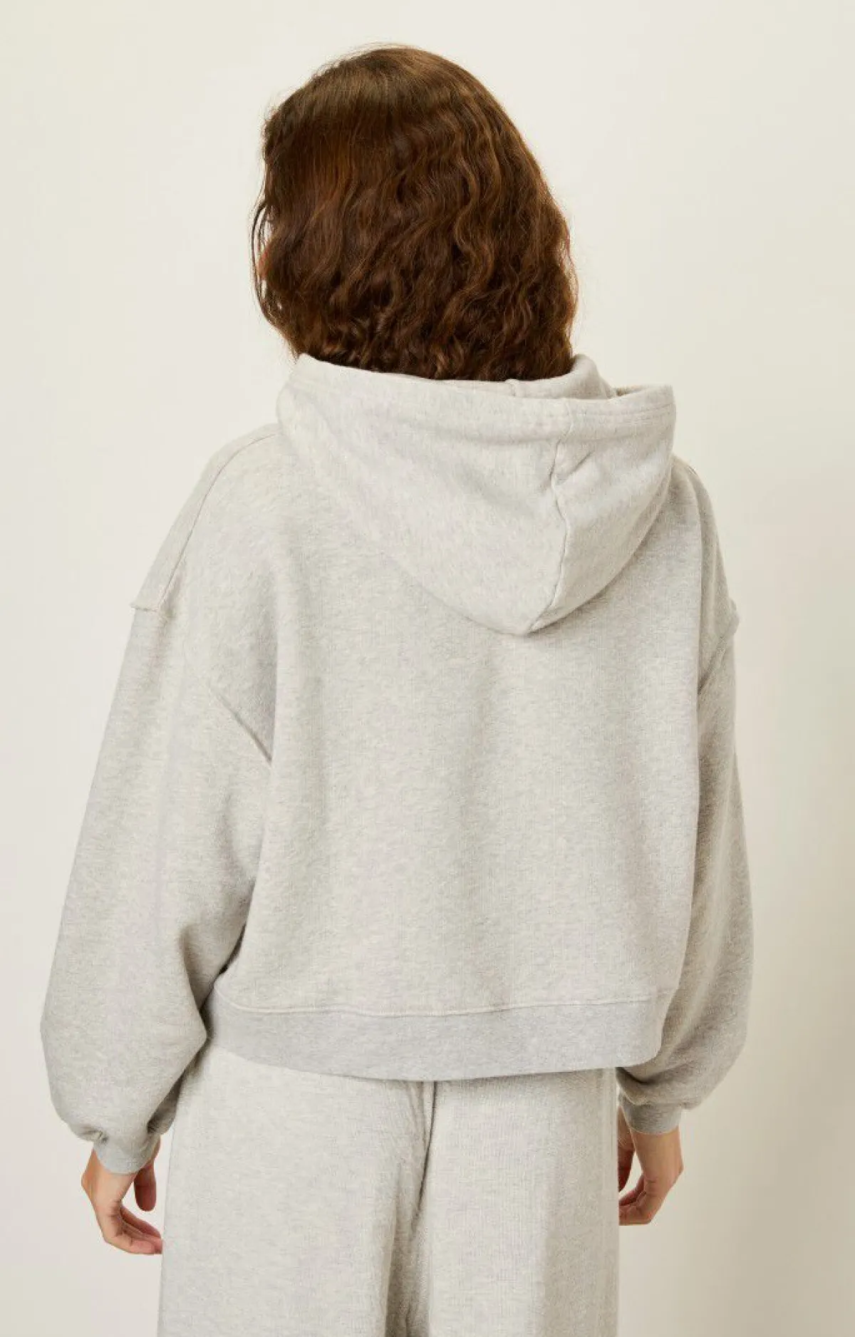 American Vintage Women'S Hoodie Ganow Light Grey Melange Best