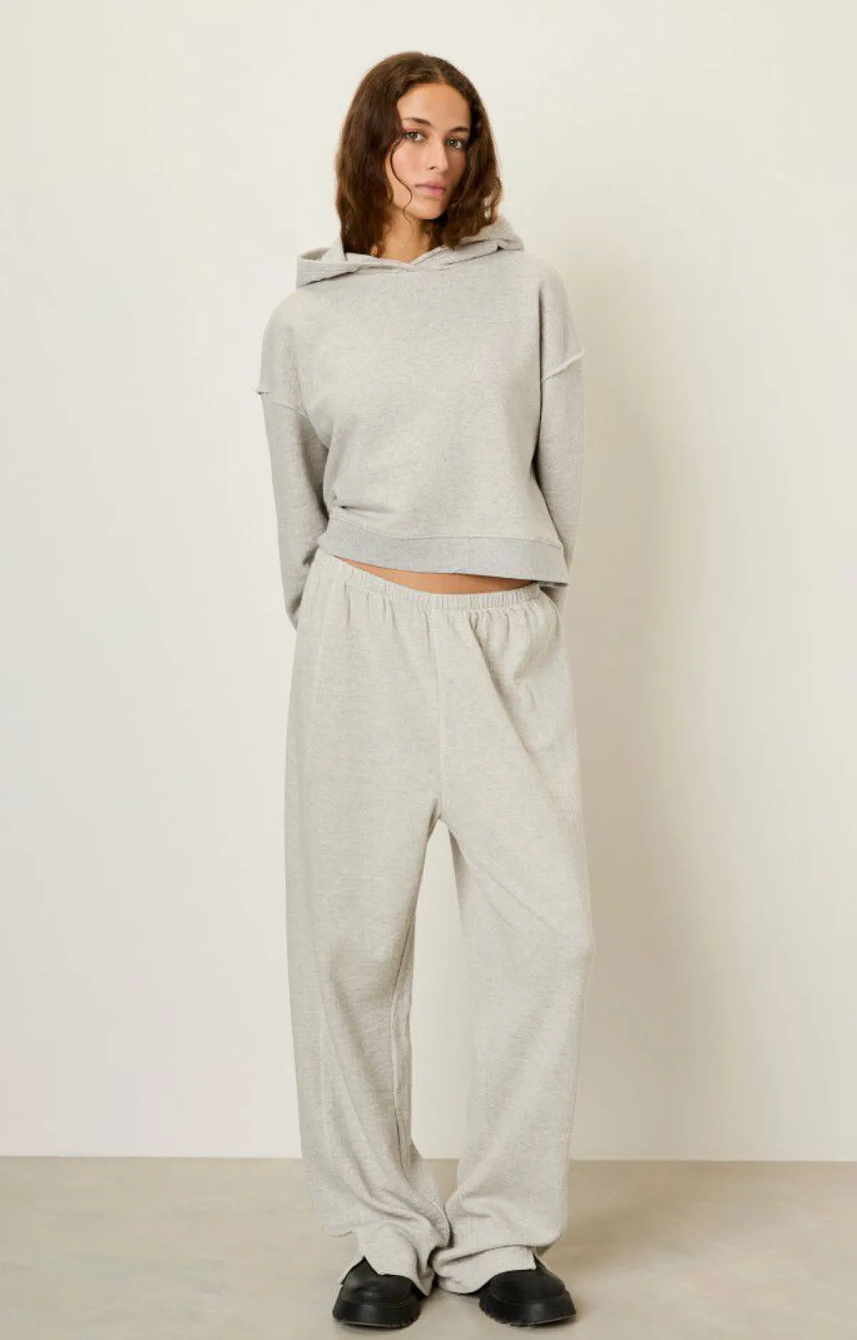 American Vintage Women'S Hoodie Ganow Light Grey Melange Best