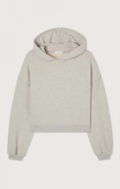 American Vintage Women'S Hoodie Ganow Light Grey Melange Best