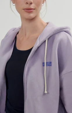 American Vintage Women'S Hoodie Izubird Vintage Wisteria Online