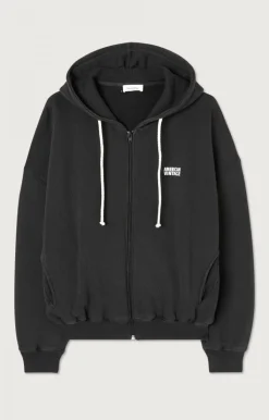 American Vintage Women'S Hoodie Izubird Vintage Licorice New