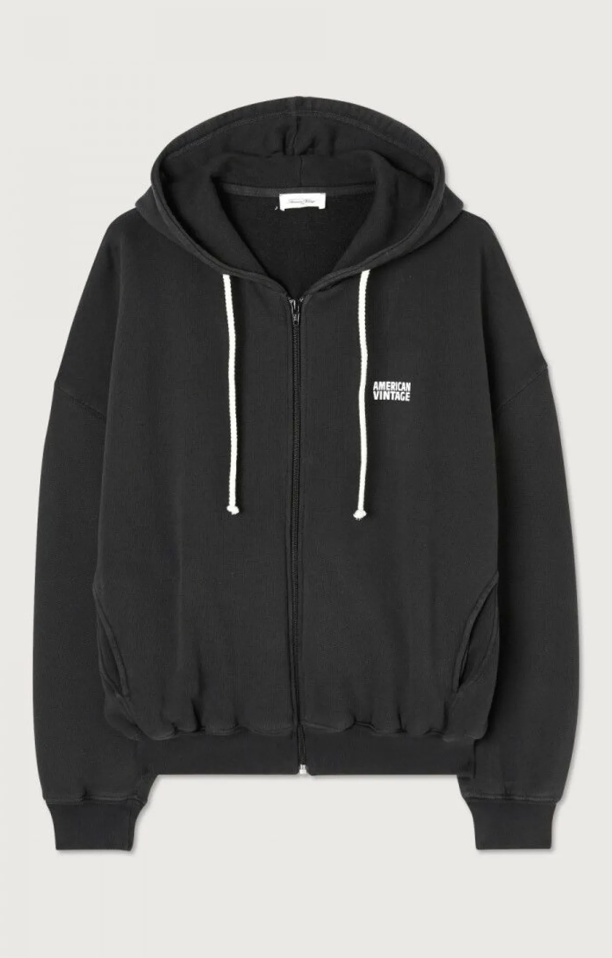 American Vintage Women'S Hoodie Izubird Vintage Licorice New