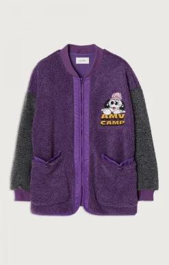 American Vintage Women'S Jacket Hoktown Eggplant Melange Best