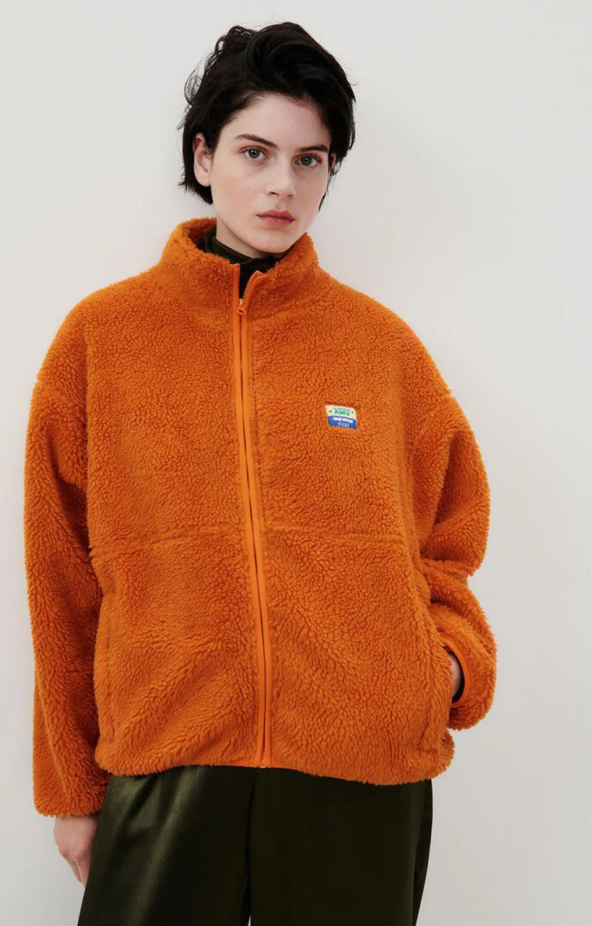 American Vintage Women'S Jacket Hoktown Flash Orange Discount