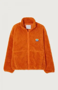 American Vintage Women'S Jacket Hoktown Flash Orange Discount